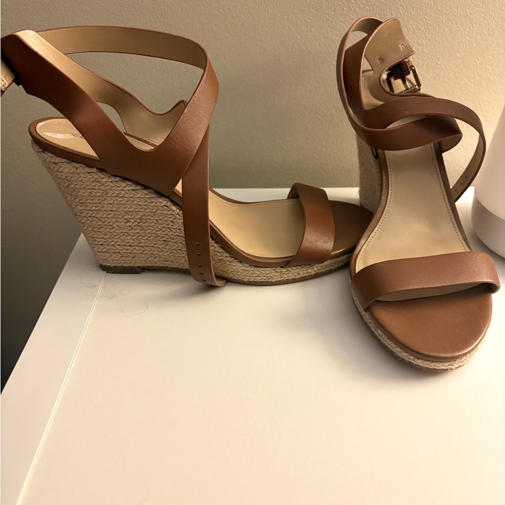 Brown Wedge Sandals